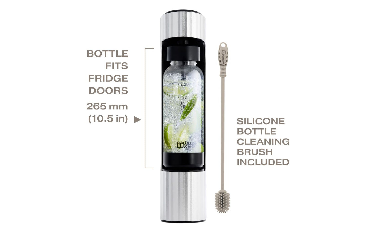 qarbo LUXE – Sparkling Water and Beverage Maker Essentials Bundle