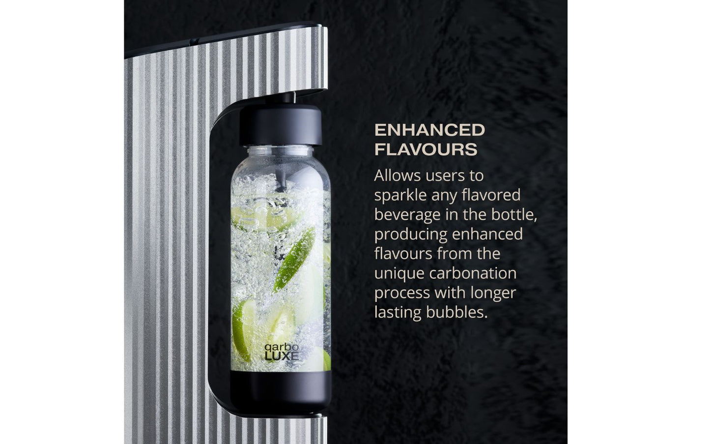 qarbo LUXE – Sparkling Water and Beverage Maker Essentials Bundle