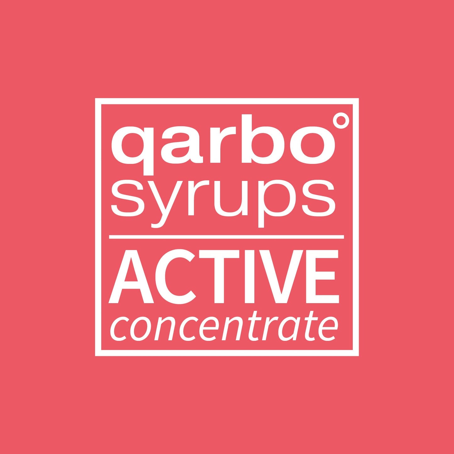 qarbo˚syrups - RELAX - blood orange