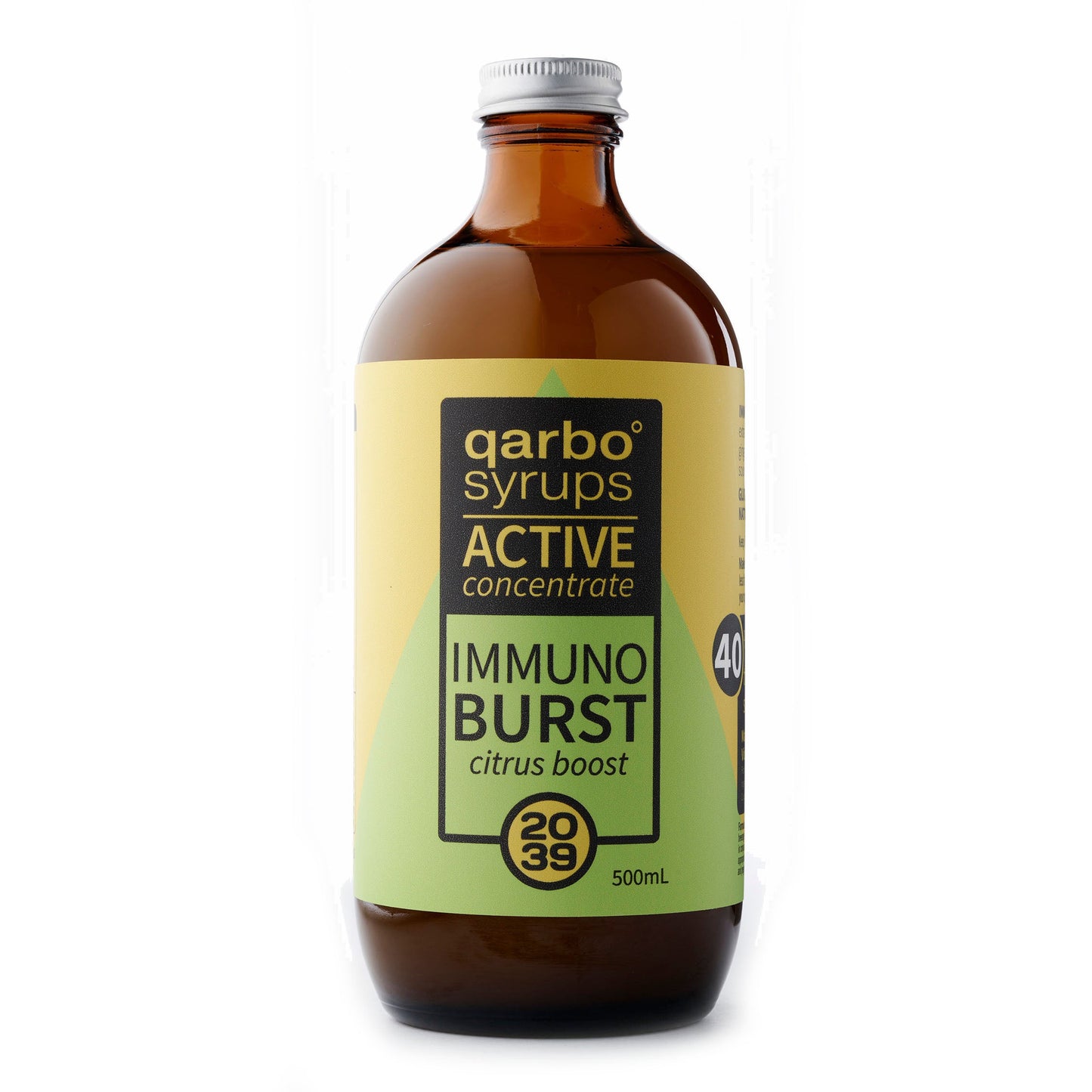 qarbo˚syrups - IMMUNO BURST - citrus boost