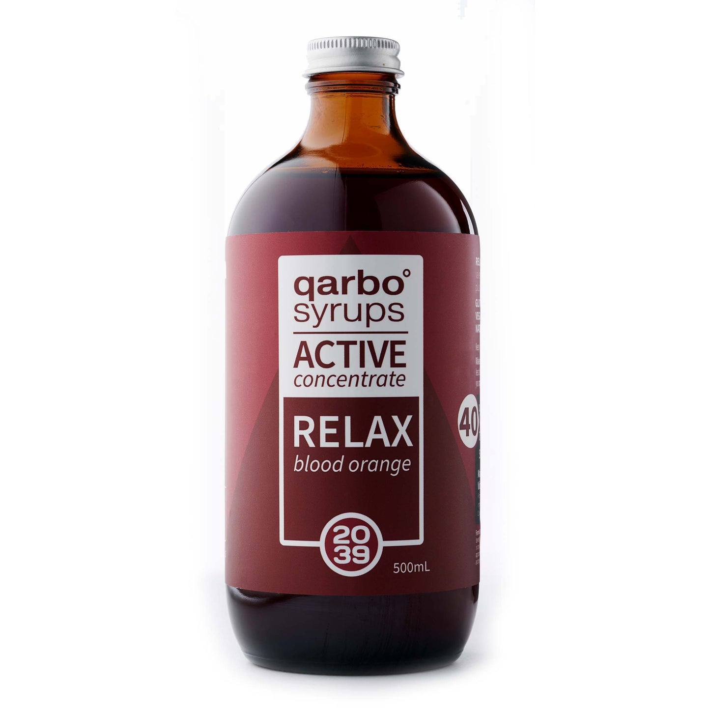 qarbo˚syrups - RELAX - blood orange