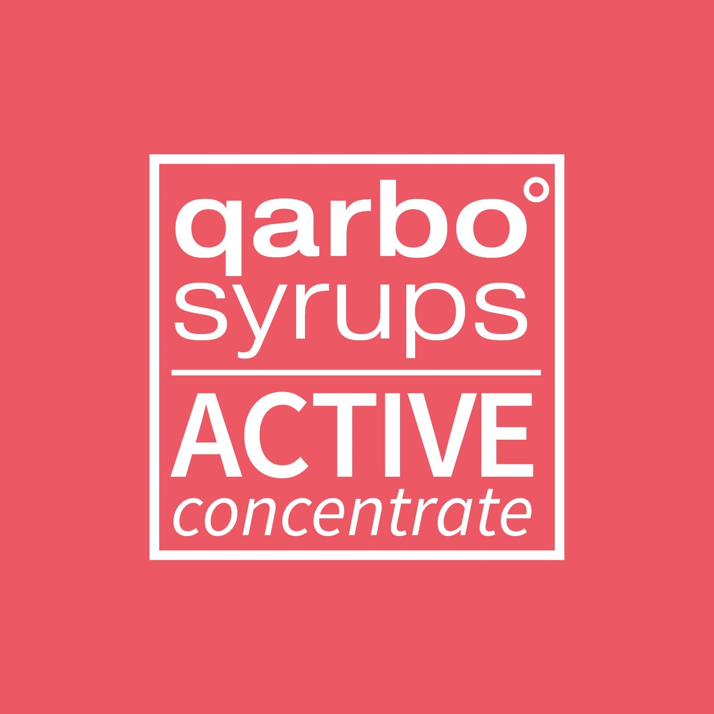 qarbo˚syrups - REVIVE - raspberry and pomegranate