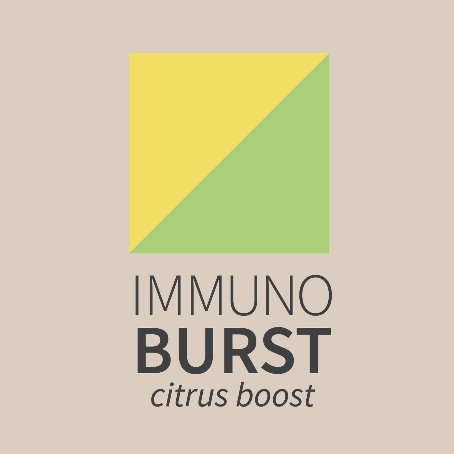 qarbo˚syrups - IMMUNO BURST - citrus boost