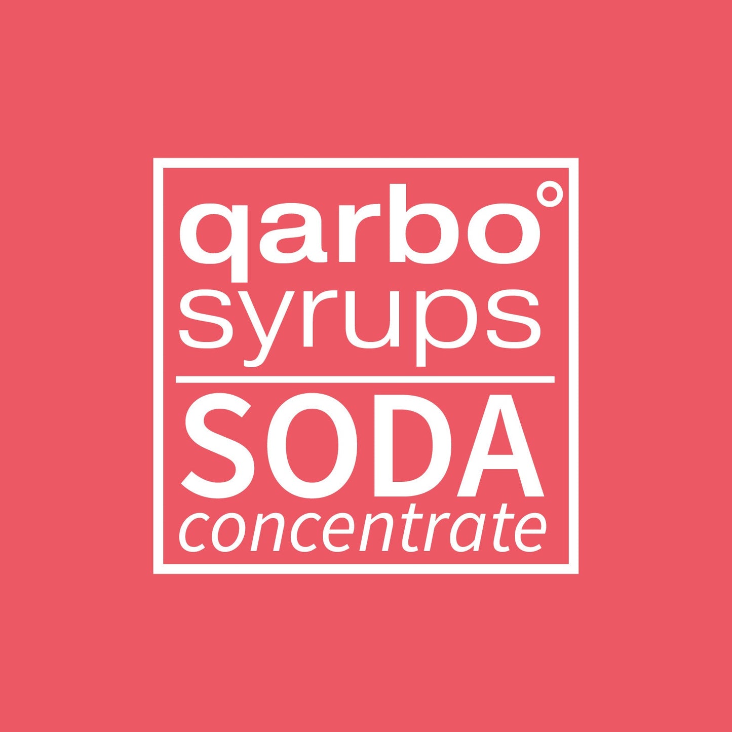 qarbo˚syrups - PINK GRAPEFRUIT