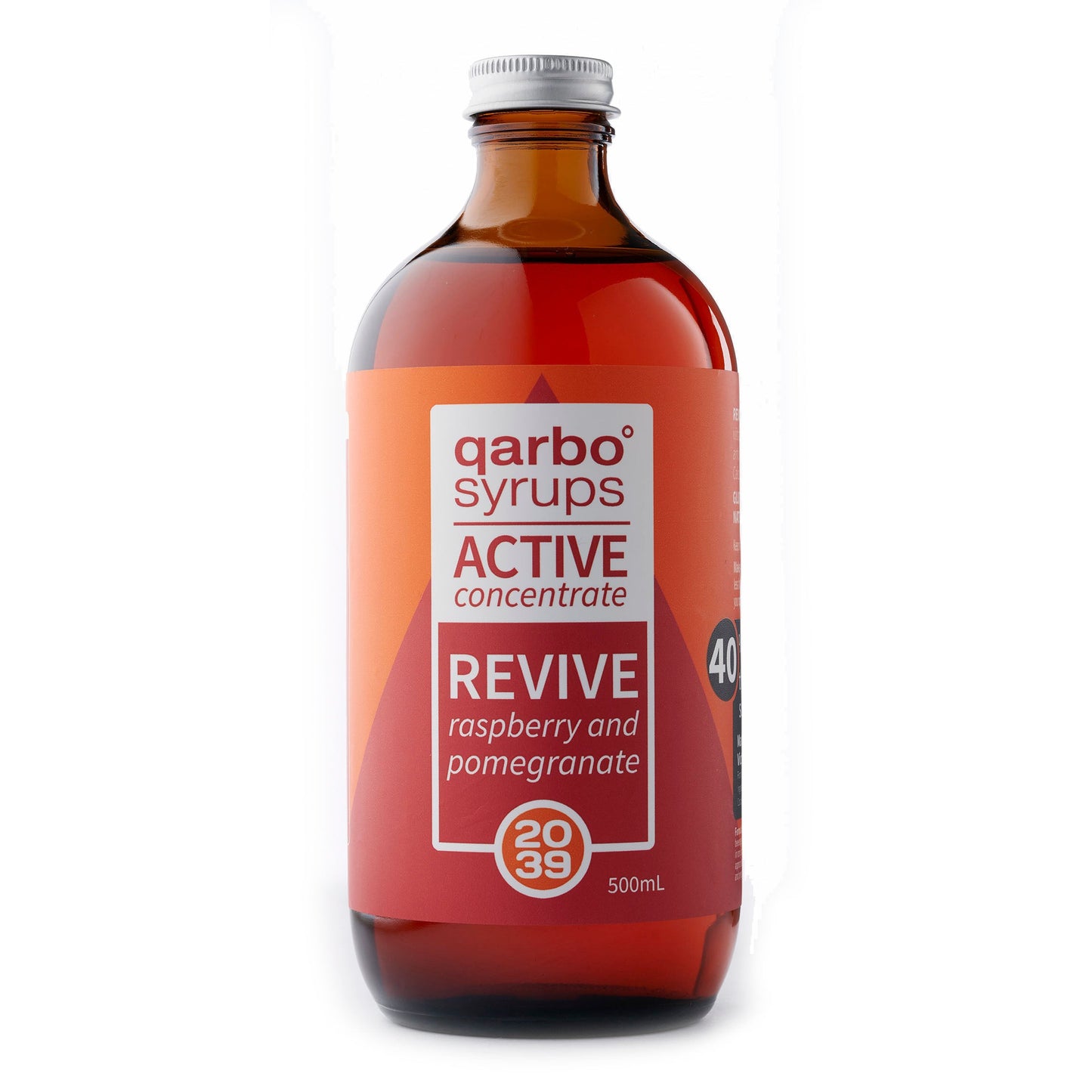 qarbo˚syrups - REVIVE - raspberry and pomegranate